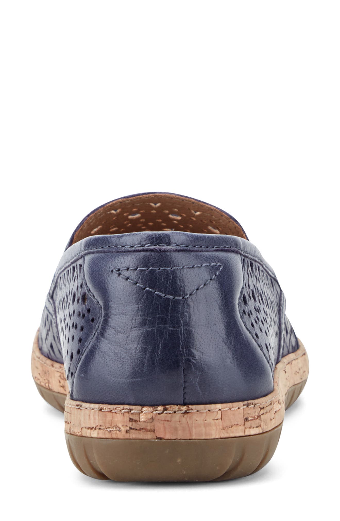 Tomlyn Perforated Loafer, Alternate, color, BLUE