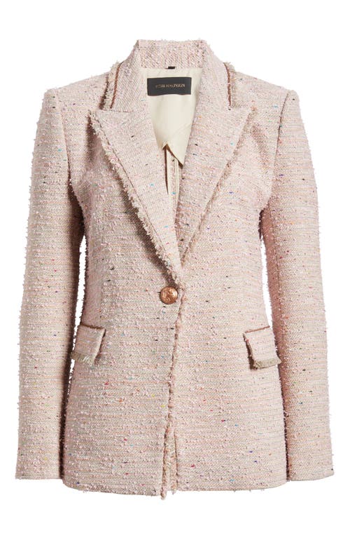 Kobi Halperin Fiorellie Fray Jacket In Light Pink