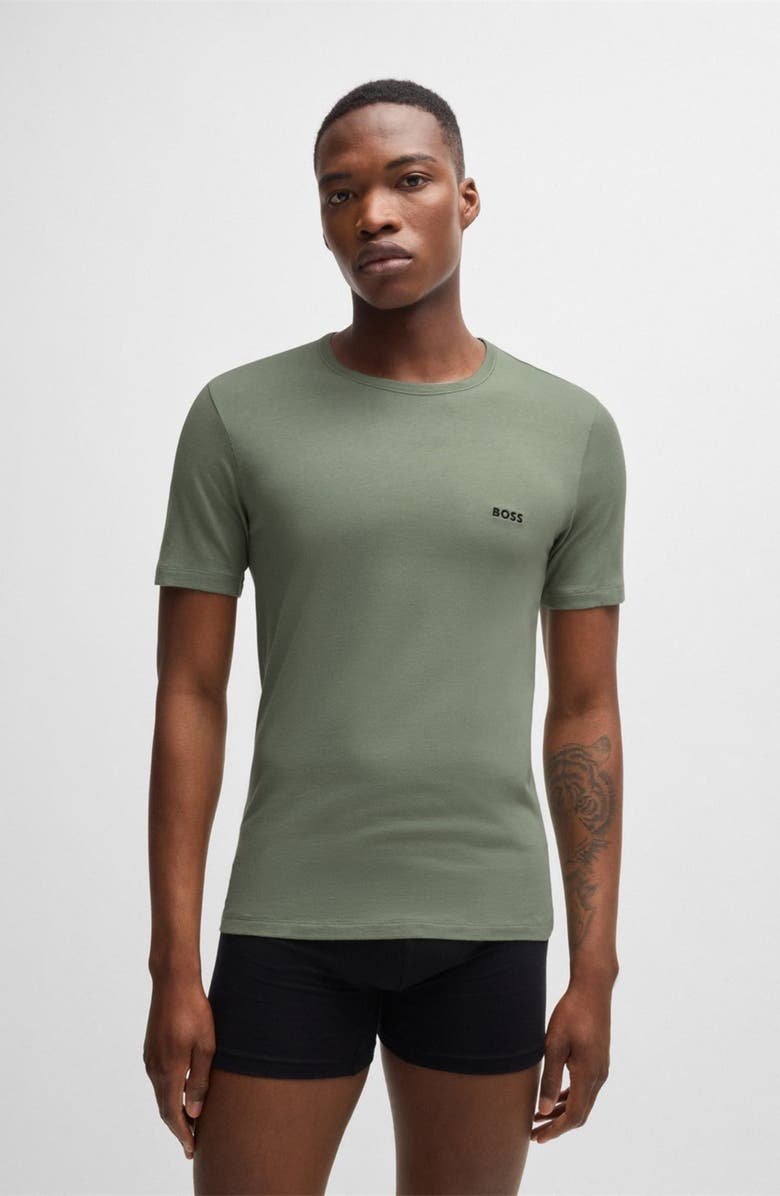 BOSS 3-Pack Classic Crewneck T-Shirts, Alternate, color, 