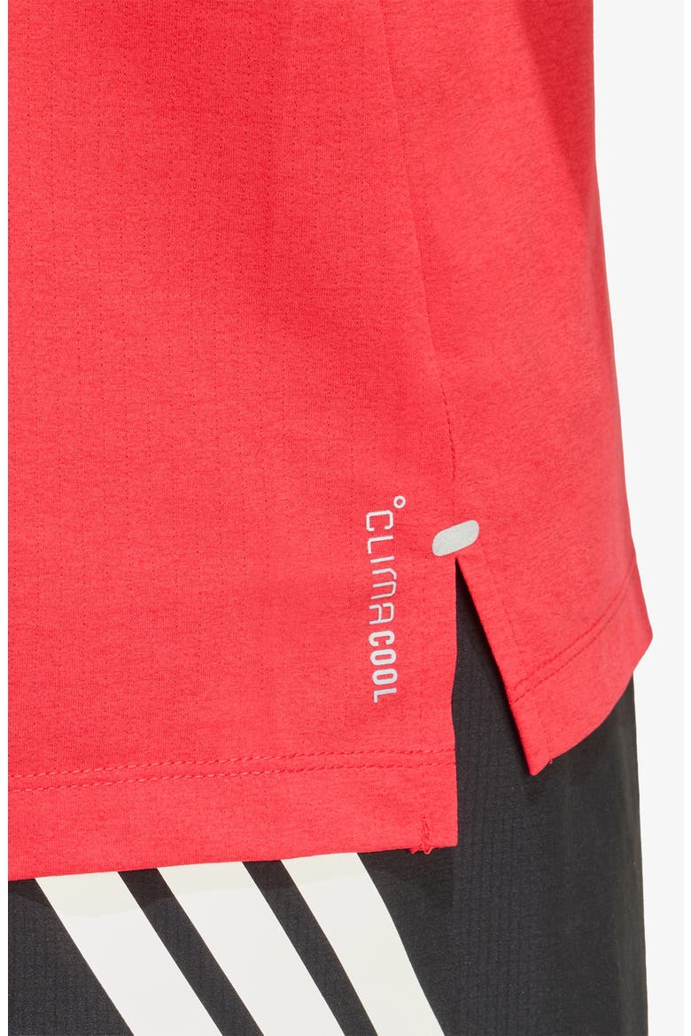 Climacool Graphic T-Shirt, Alternate, color, PURE RUBY