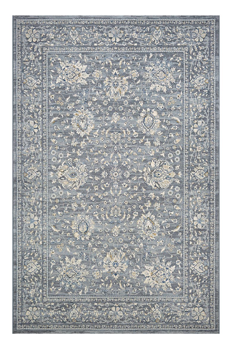 Persian Isfahn Rug, Main, color, SLATE