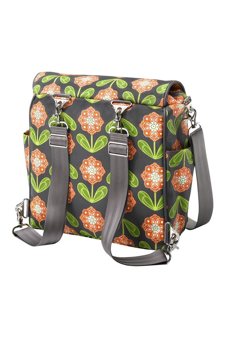 'Boxy Glazed' Diaper Bag, Alternate, color, SANTIAGO SUNSET
