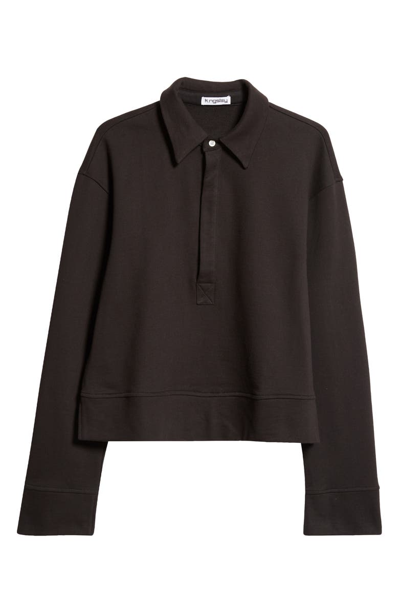 K.NGSLEY Unisex Riis Long Sleeve Polo, Alternate, color, 