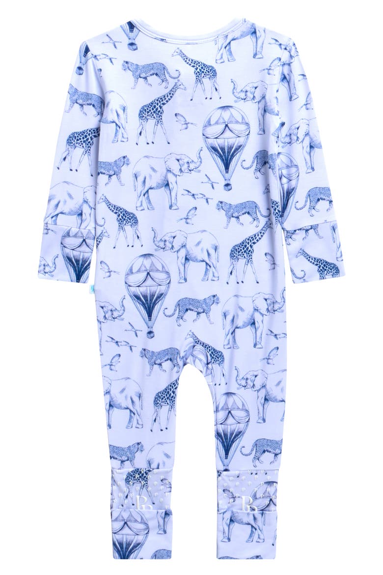 Convertible Jersey Footie, Alternate, color, BLUE