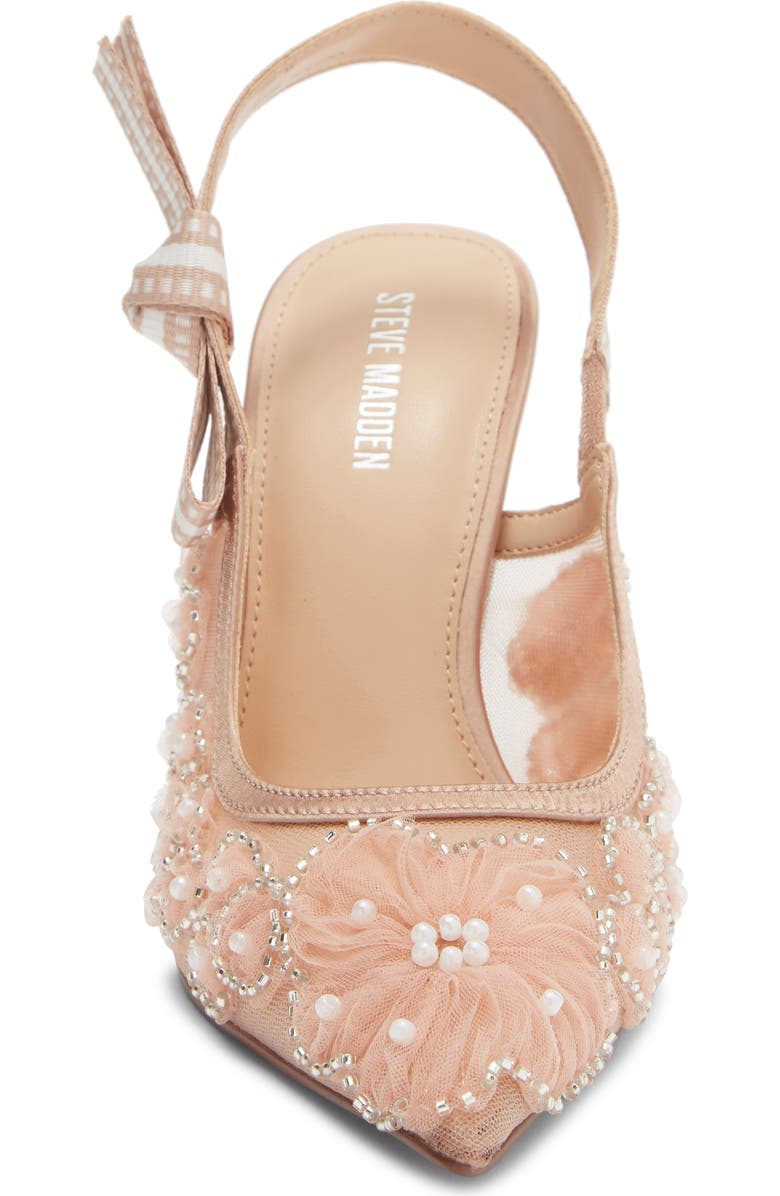 Steve Madden Bri Pointed Toe Slingback Pump, Alternate, color, Blush