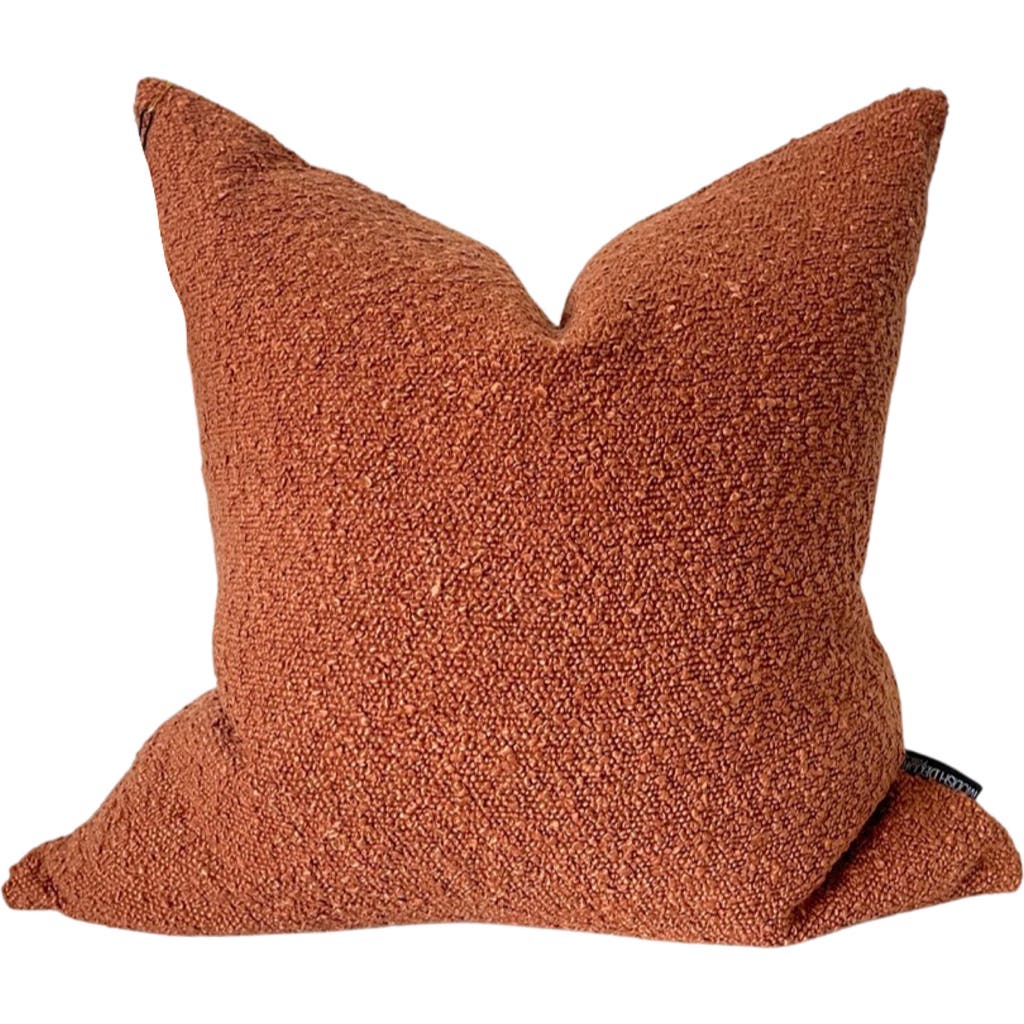 MODISH DECOR PILLOWS Bouclé Accent Pillow Cover in Orange Tones