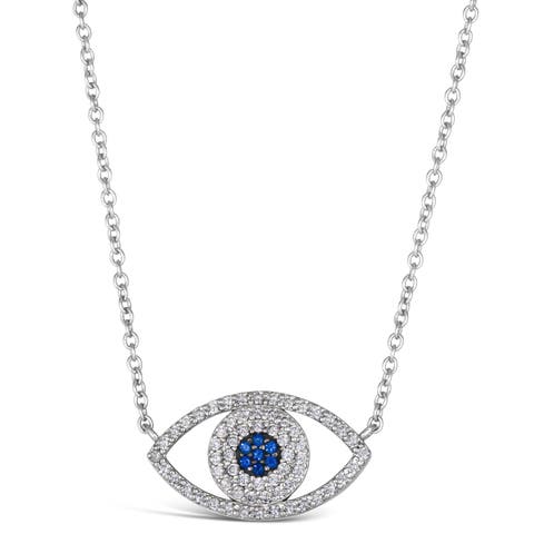 [DISCONTINUED] Pave Diamond Evil Eye Necklace