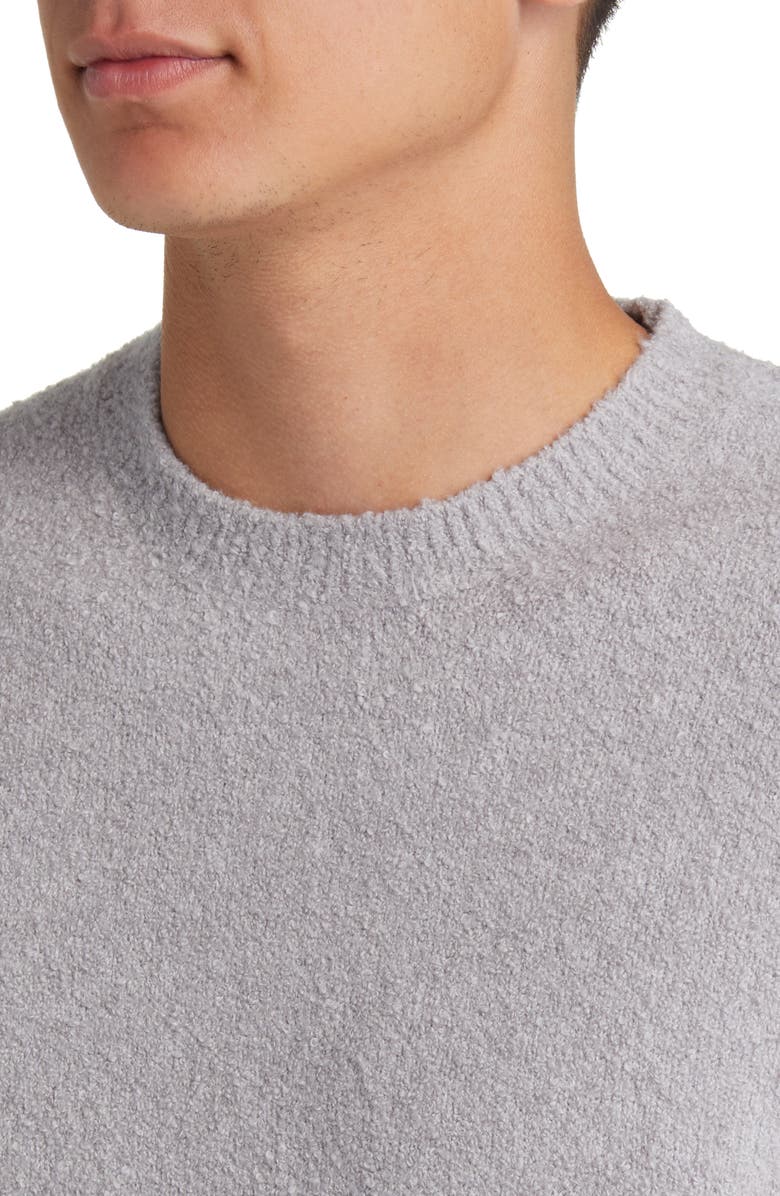 AllSaints Eamont Organic Cotton Blend Crewneck Sweater, Alternate, color, Concrete Grey
