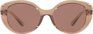 COACH 54mm Round Sunglasses