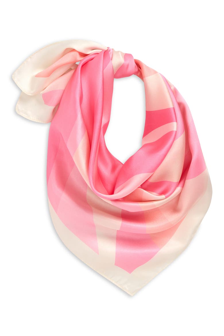 Spritz Square Scarf, Main, color, PINK