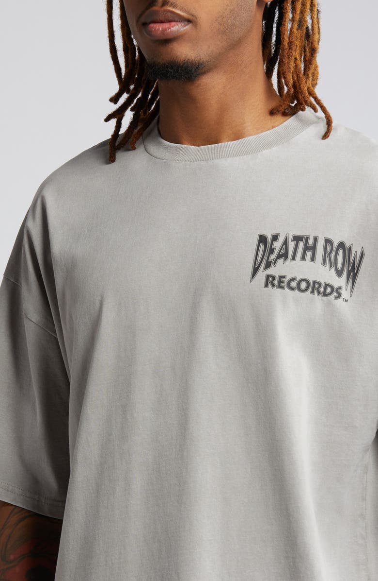 DEATH ROW RECORDS Greatest Hits Cotton Graphic T-Shirt, Alternate, color, Grey
