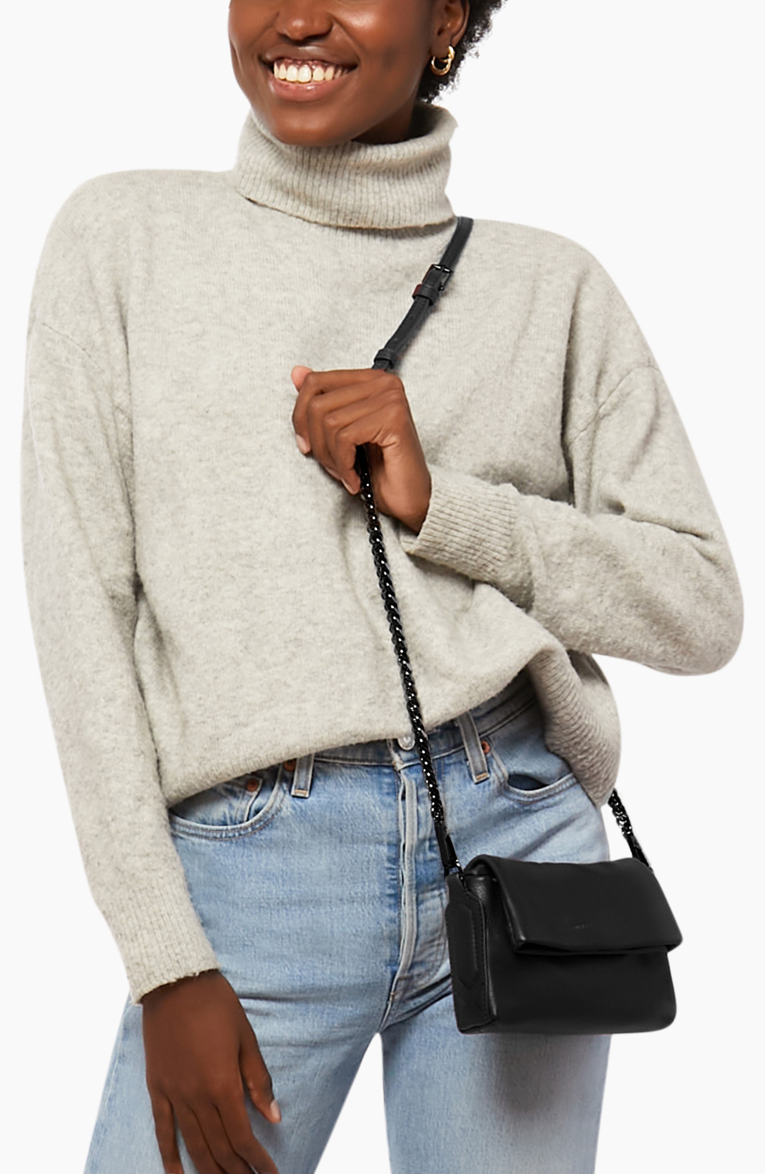 Aimee Kestenberg Nordy Leather Mini Crossbody Bag, Alternate, color, 