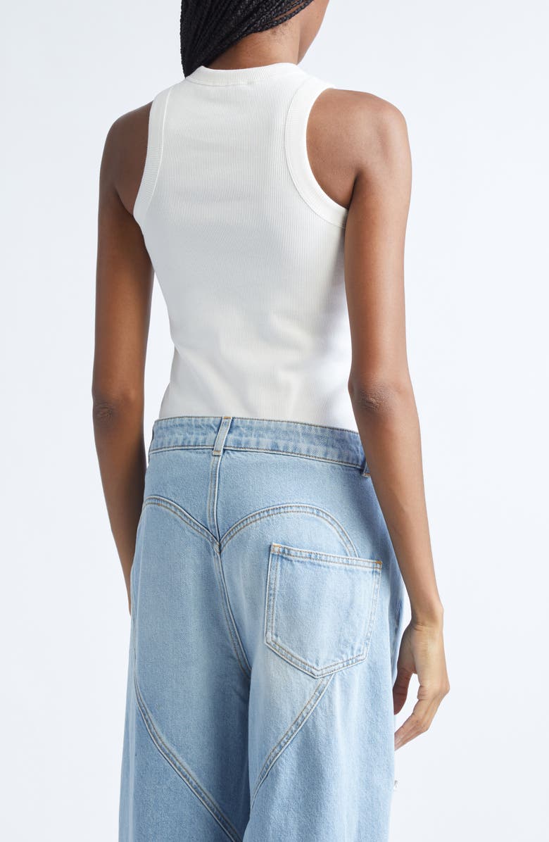 Area Distressed Crystal Rib Tank, Alternate, color, Off White