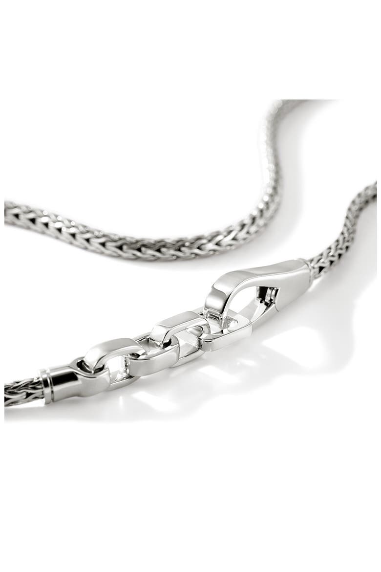 Men's Slim Chain Necklace, Alternate, color, SILVER
