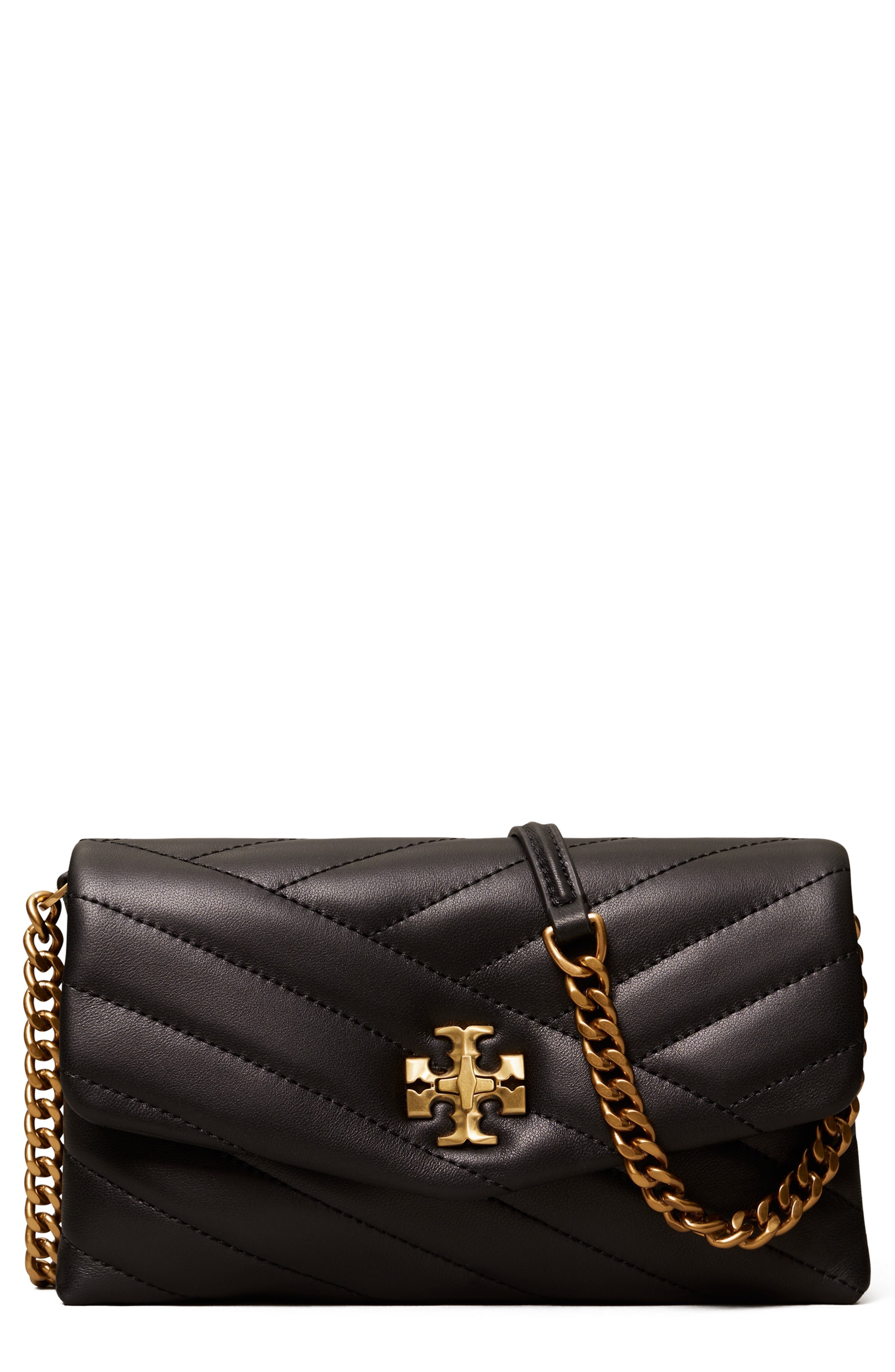 Kira Chevron Crossbody, Main, color, BLACK