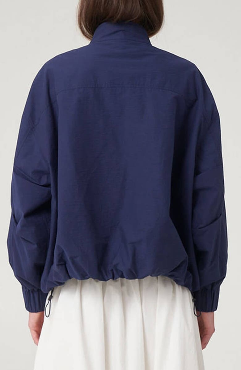 Find Me Now Sable Water Repellent Cotton Blend Jacket, Alternate, color, Navy