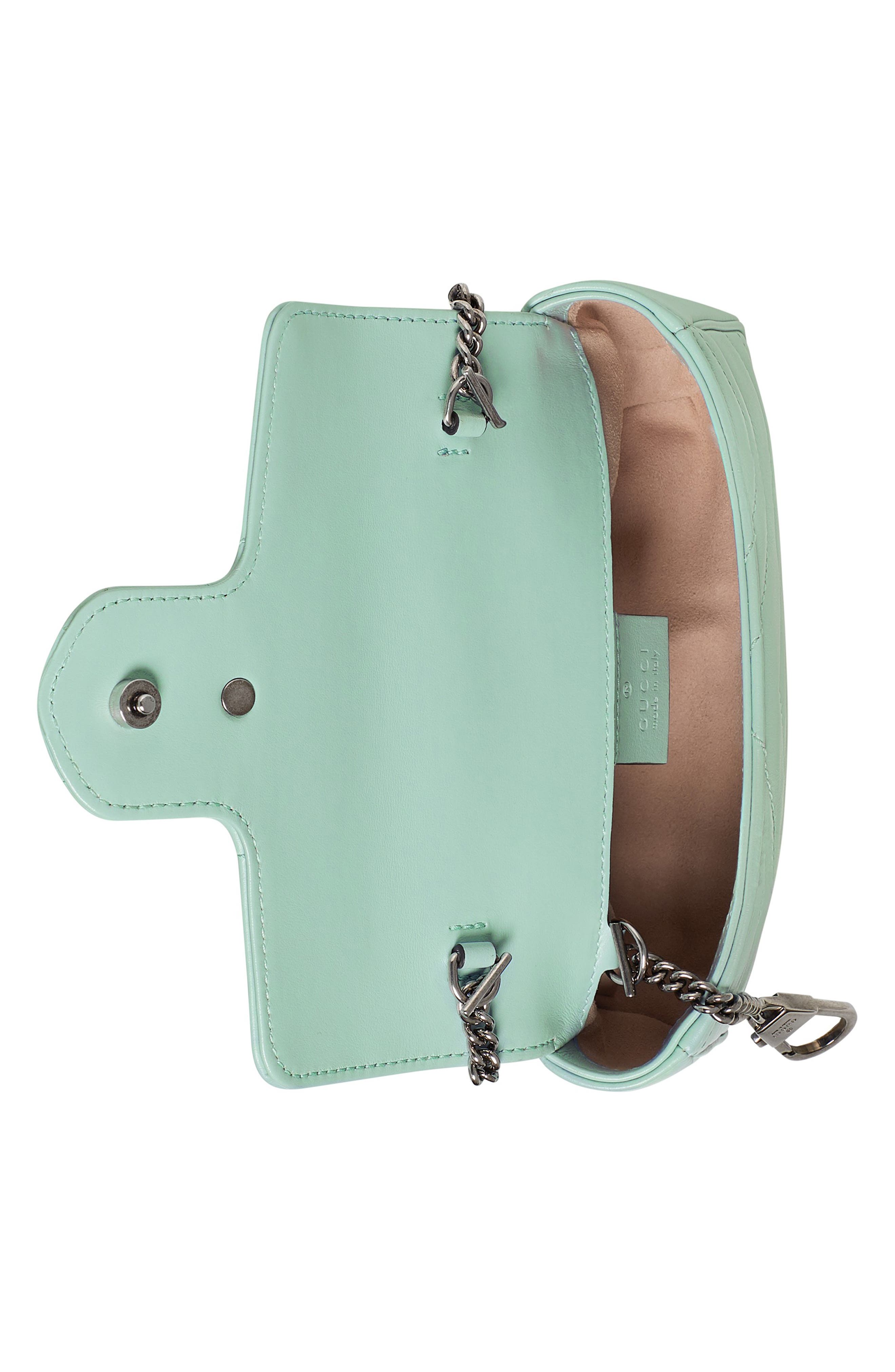 Gucci Super Mini GG Matelassé Leather Crossbody Bag, Alternate, color, 