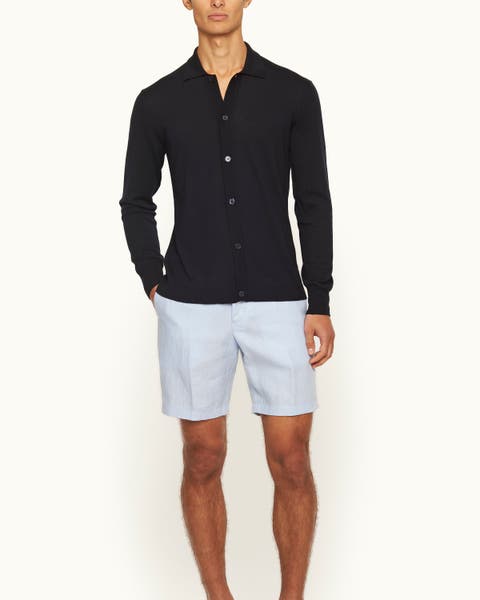 Norwich Lino Tailored Fit Smart Italian Linen Shorts