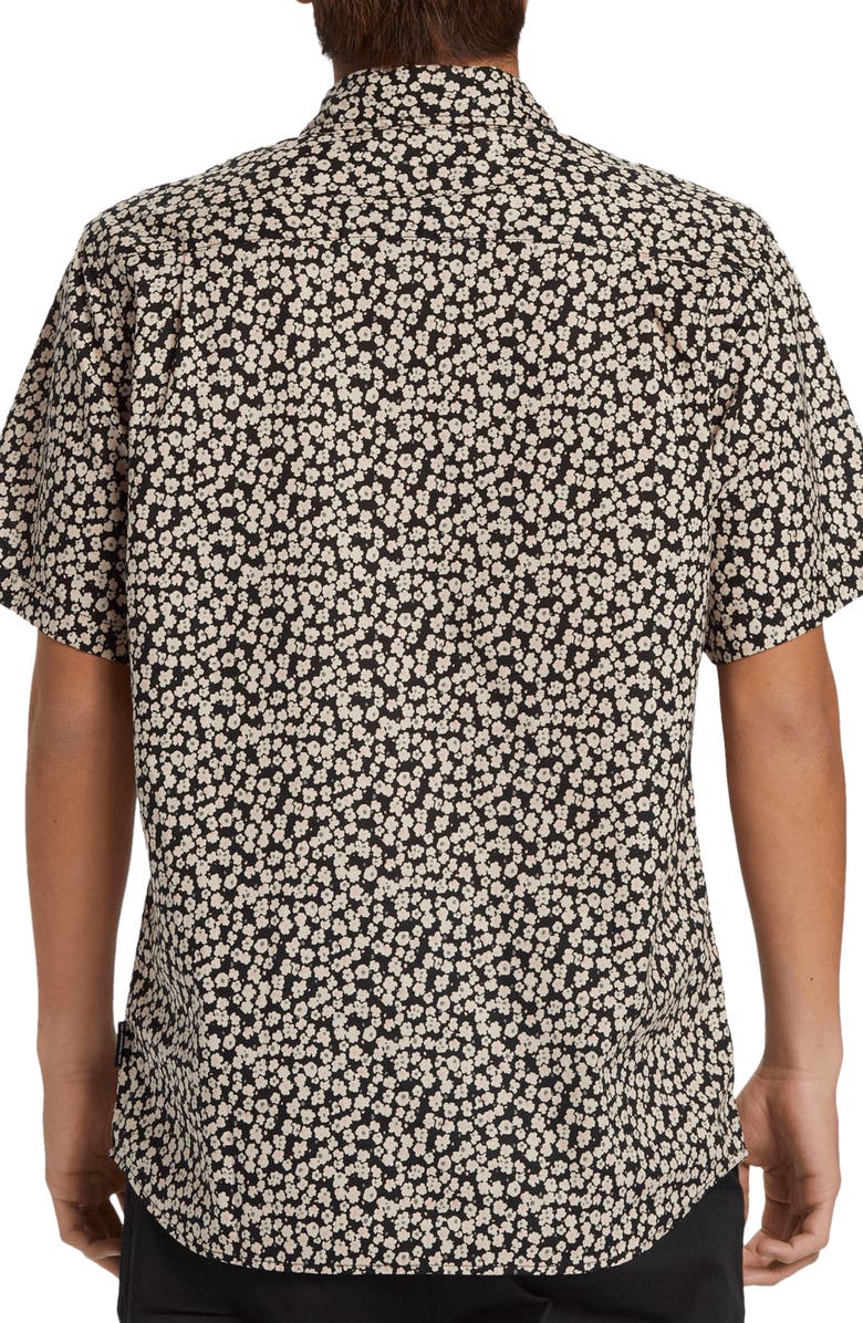 Quiksilver Apero Classic Floral Short Sleeve Button-Up Shirt, Alternate, color,