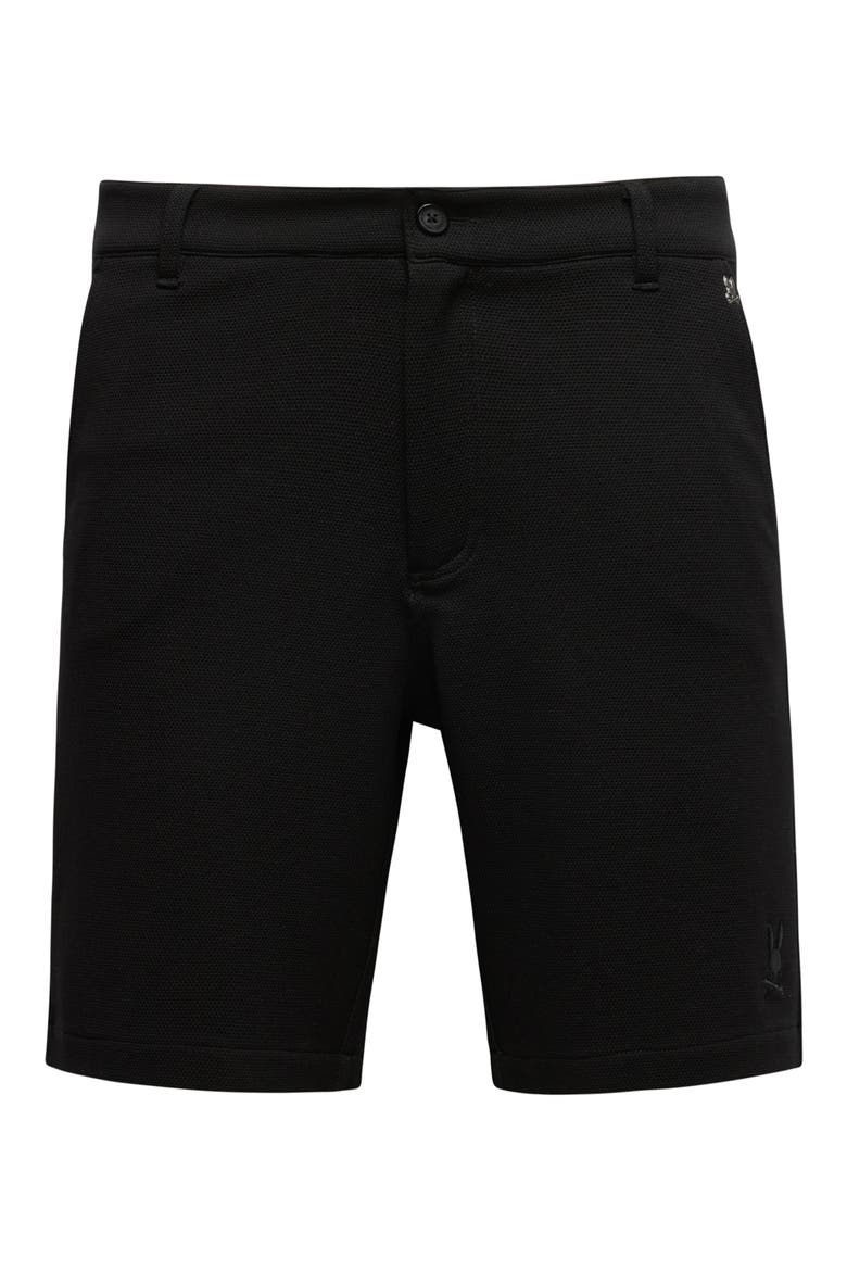 Shiro Knit Honeycomb Shorts, Alternate, color, BLACK