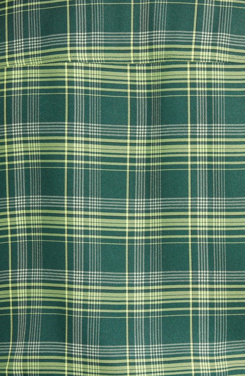 BP. Plaid Crop Button-Up Shirt, Alternate, color,