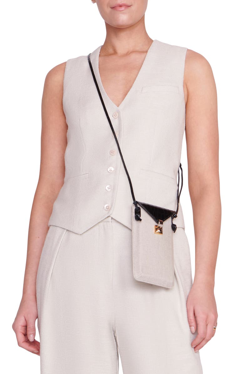 STAUD Brett Cotton Blend Dobby Vest, Main, color,