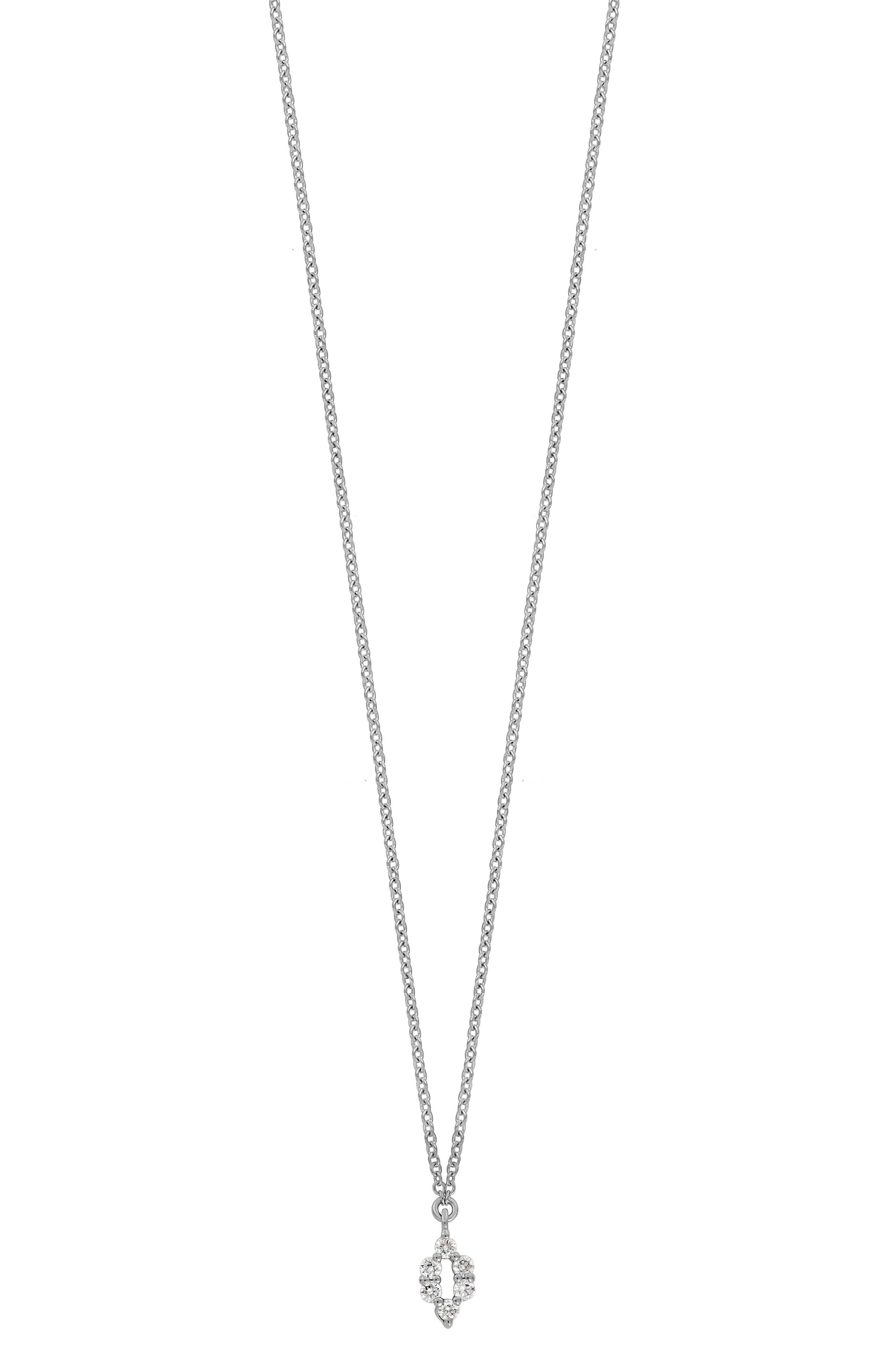 Bony Levy 18K White Gold Diamond Pendant Necklace