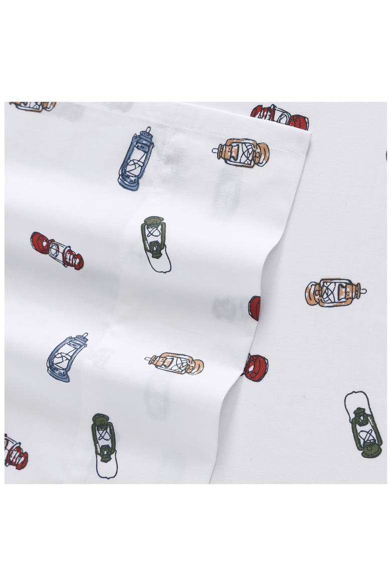Explore Lantern Twin Cotton Percale Sheet Set, Alternate, color, WHITE