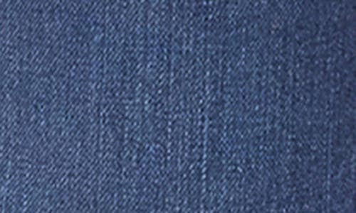 Karen Kane Lauren Patch Pocket High Waist Wide Leg Jeans In Blue