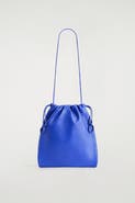 COS Drawstring Crossbody Bag - Leather