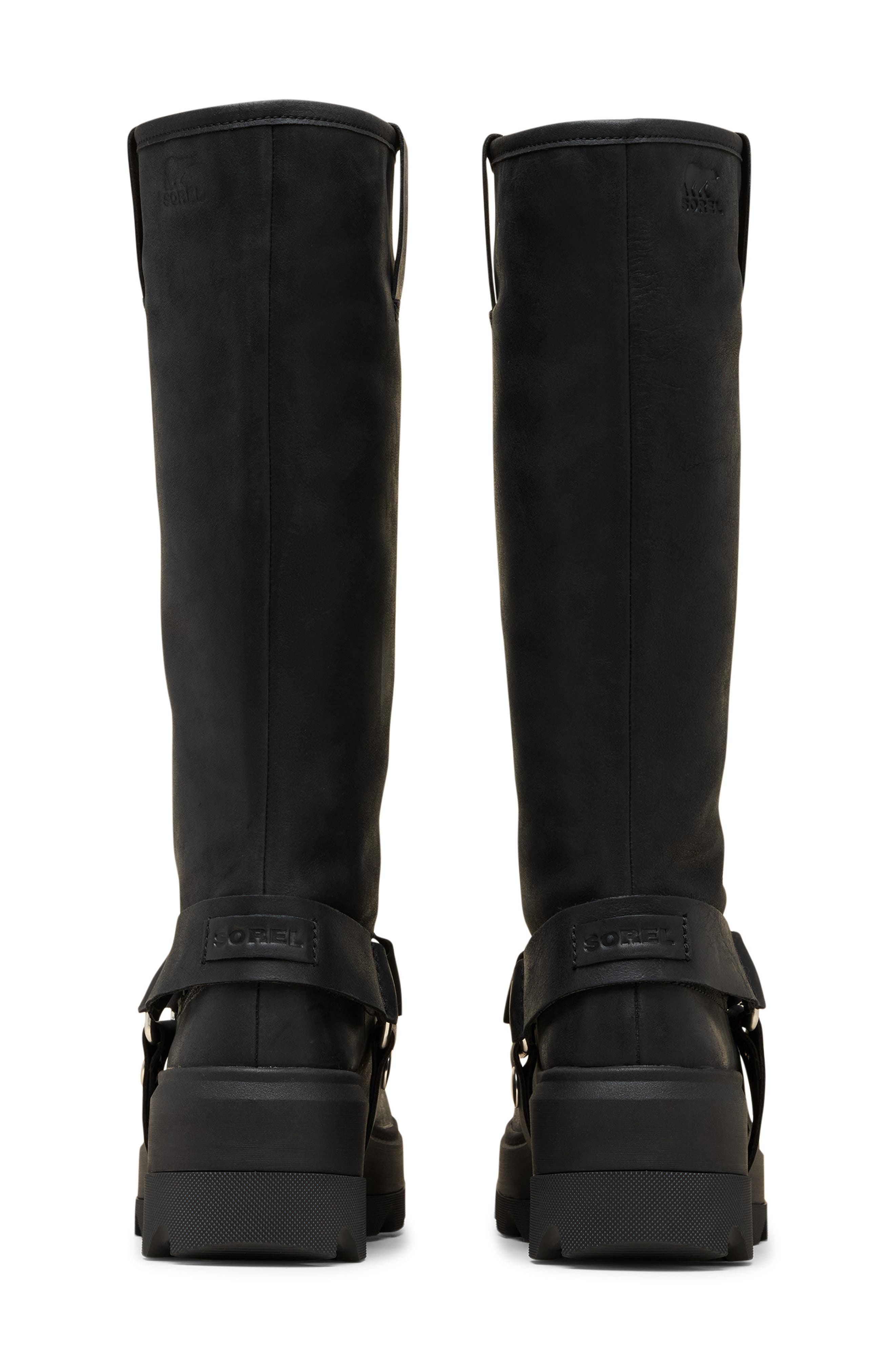 SOREL Joan FRWD Waterproof Harness Boot, Alternate, color, Black/ Black