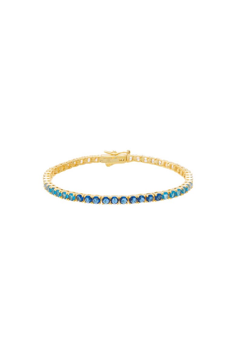 Blue Ombre CZ Tennis Bracelet, Main, color, Sapphire Blue