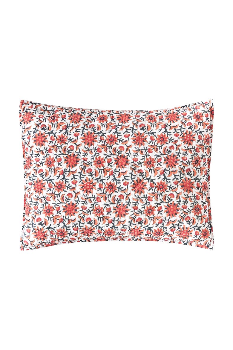 20" x 26" Colley Cotton Standard Sham - Machine Washable, Main, color, Orange