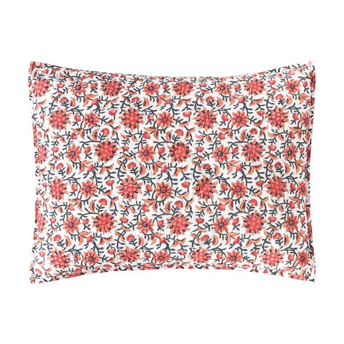 Carol & Frank 20" X 26" Colley Cotton Standard Sham In Orange