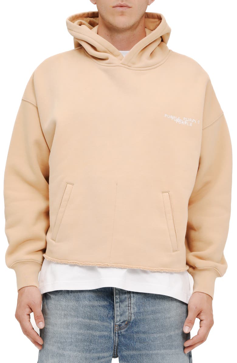 PURPLE BRAND Oversize Heavyweight Fleece Graphic Hoodie, Main, color, 
