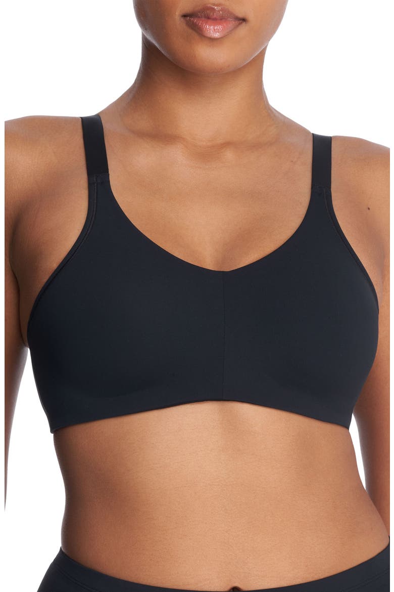 Power Comfort Underwire Sports Bra, Main, color, BLACK