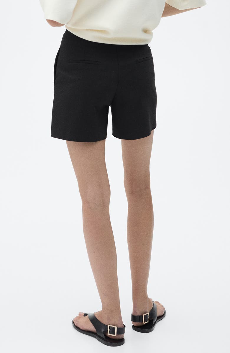 MANGO High Waist Cotton Shorts, Alternate, color,