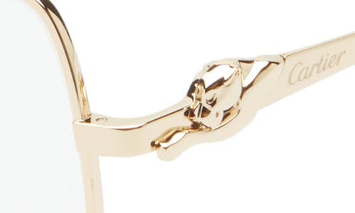 Cartier 57mm Rectangular Optical Glasses