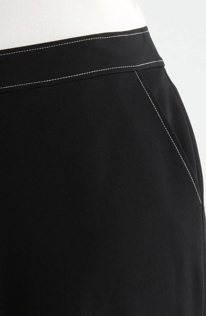 Tahari ASL Wide Leg Pants, Alternate, color, Black White