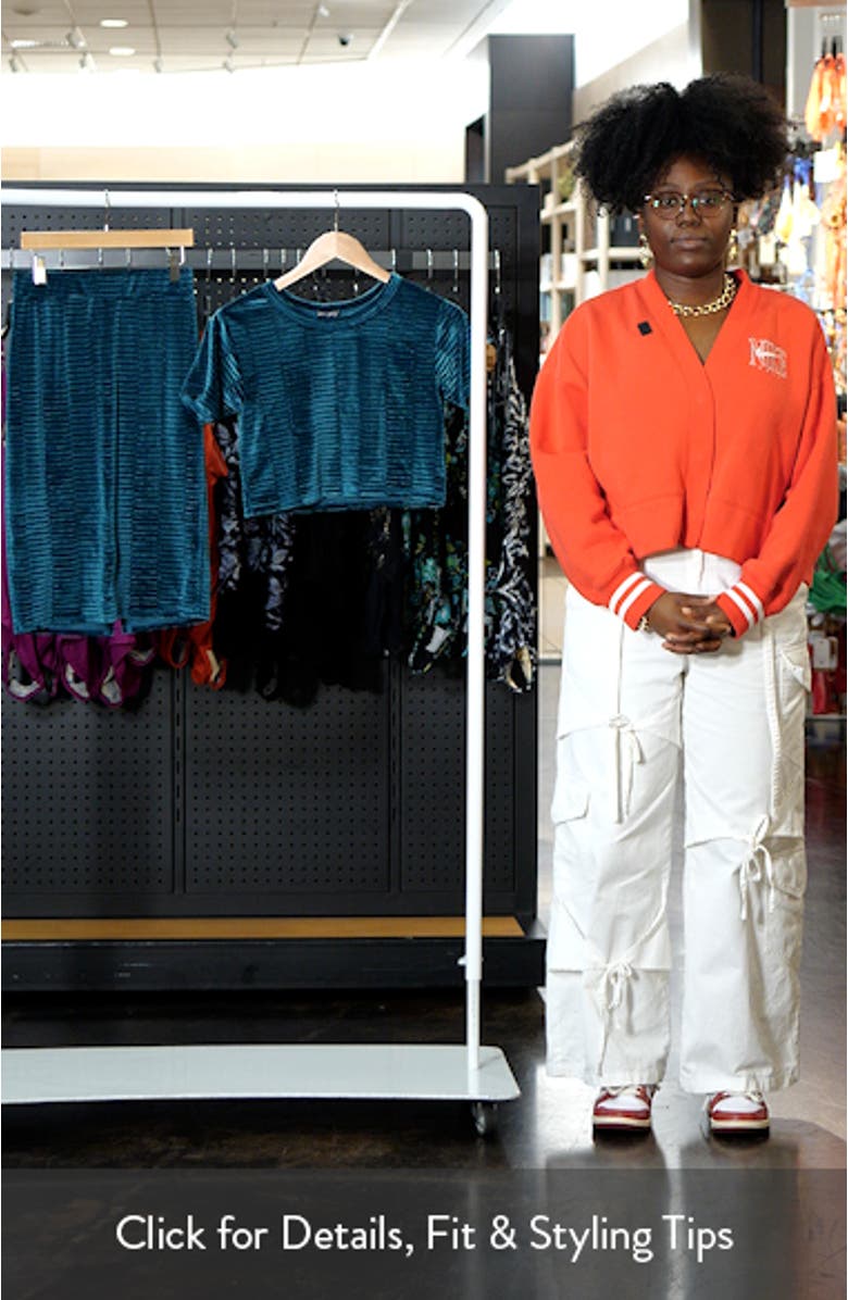 Textured Velvet Skirt & Top Set, sales video thumbnail