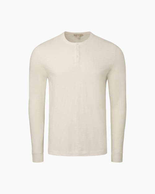 Onia Long Sleeve Slub Henley
