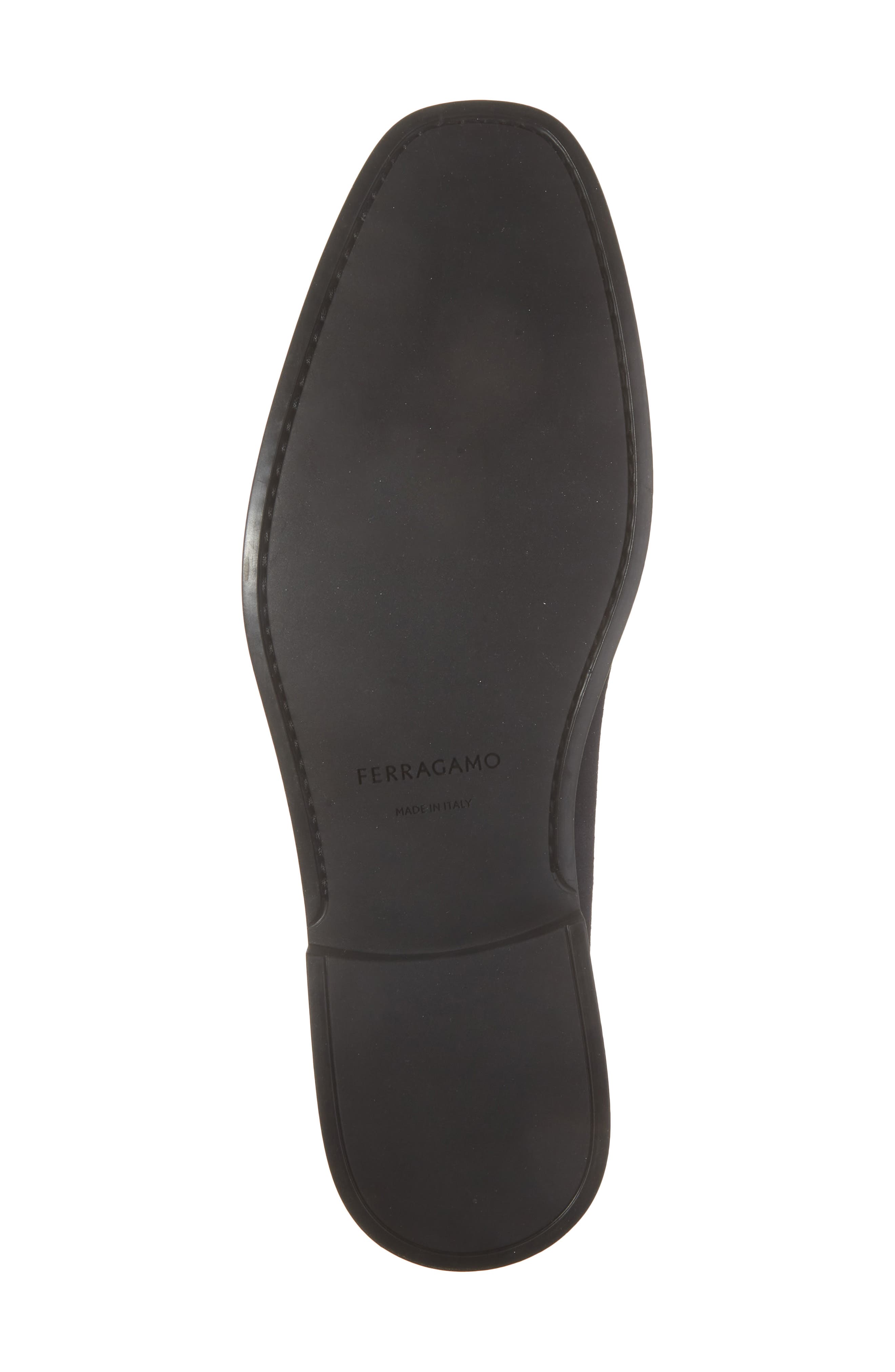FERRAGAMO Grandioso Double Gancio Bit Loafer, Alternate, color, Navy Nero