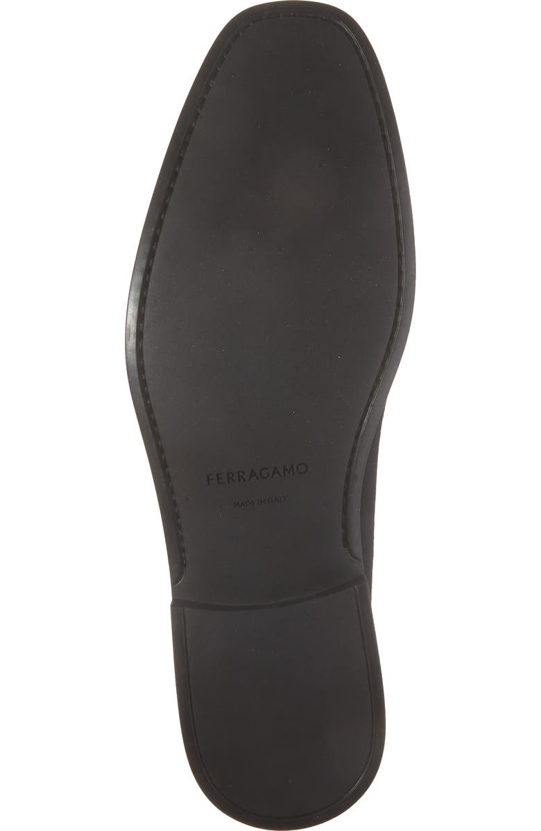 FERRAGAMO Grandioso Double Gancio Bit Loafer, Alternate, color, Navy Nero