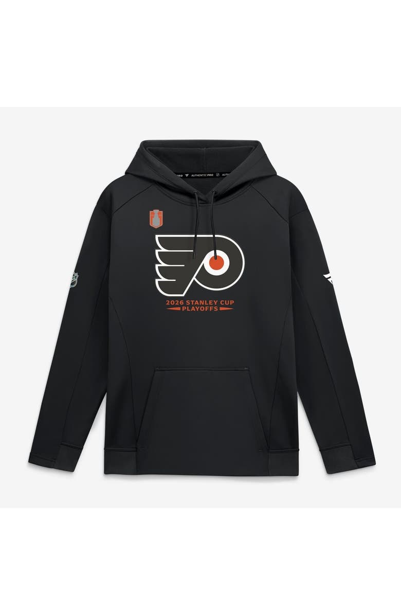 FANATICS Men's Fanatics Black Philadelphia Flyers 2026 Stanley Cup Playoffs Authentic Pro Rink Fleece Hoodie, Main, color, Black