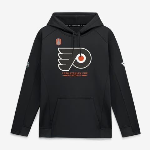 Men's Fanatics  Black Philadelphia Flyers 2026 Stanley Cup Playoffs Authentic Pro Rink Fleece Hoodie
