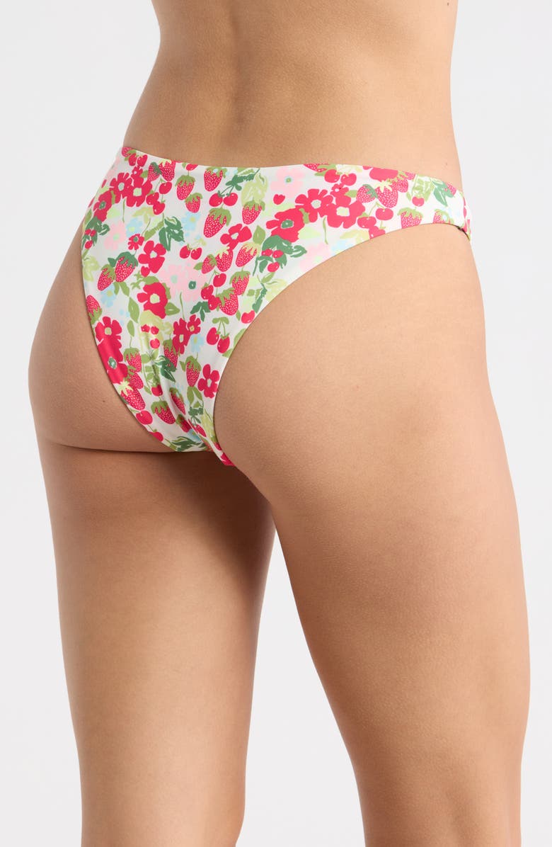 Maaji Sublimity Reversible Bikini Bottoms, Alternate, color, Red