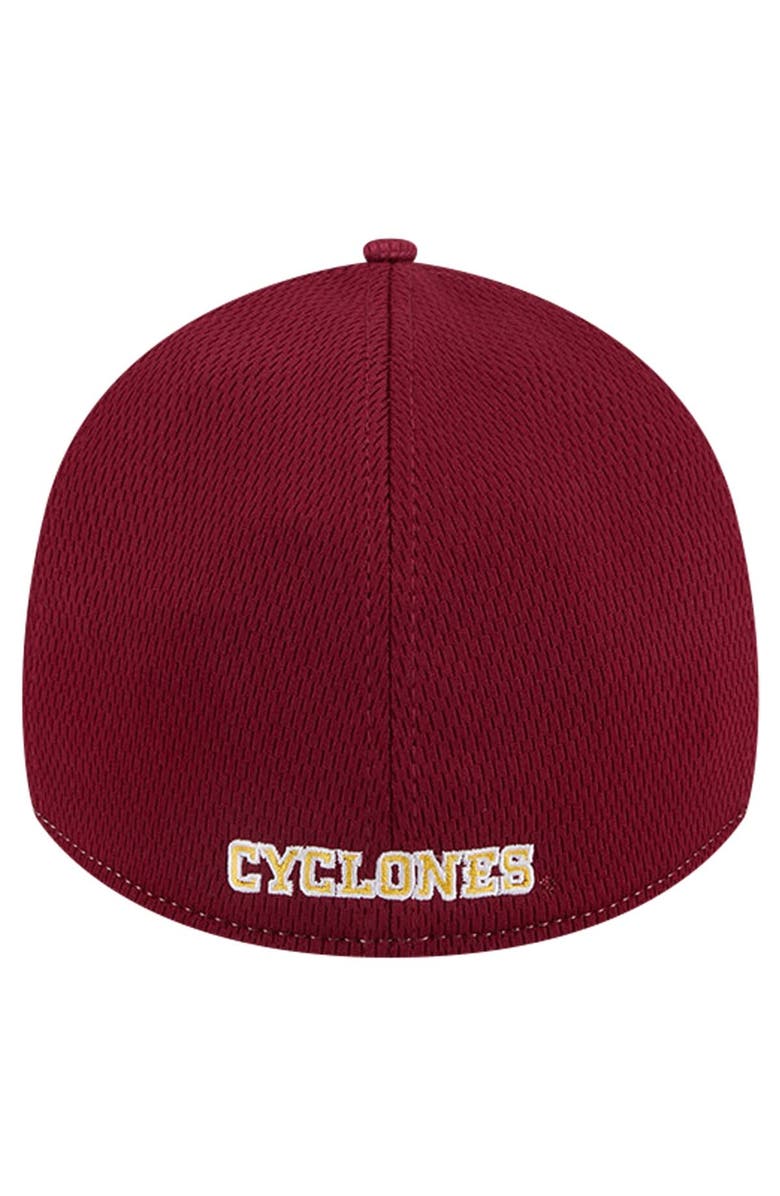 New Era Men's New Era Heather Gray/Cardinal Iowa State Cyclones Two-Tone 39THIRTY Flex Hat, Alternate, color, 