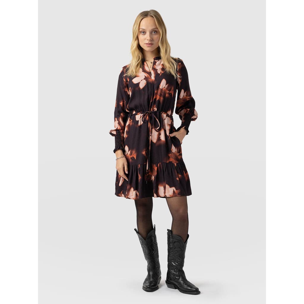 Saint And Sofia Saint + Sofia Mini Olivia Zip Up Dress