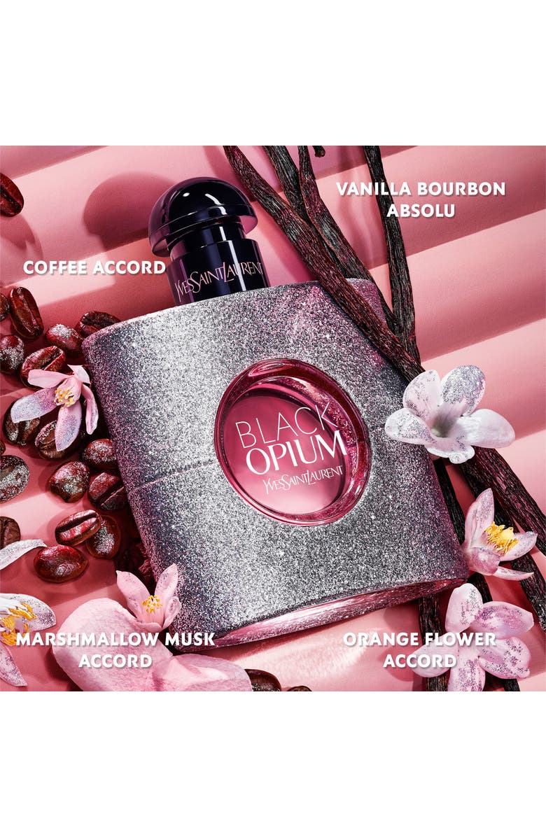 Yves Saint Laurent Black Opium Eau de Parfum Glitter, Alternate, color, 