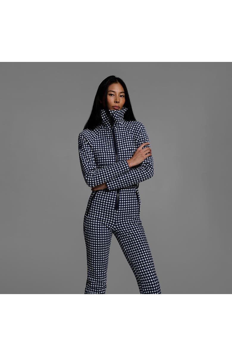 Cordova Chatel Snow Suit - Women's, Alternate, color, Indigo Gingham
